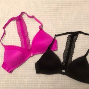 Set of racerback bras